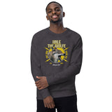 Unisex organic raglan sweatshirt