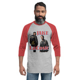 3/4 sleeve raglan shirt